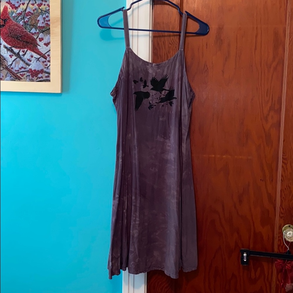 Dark grey summer dress